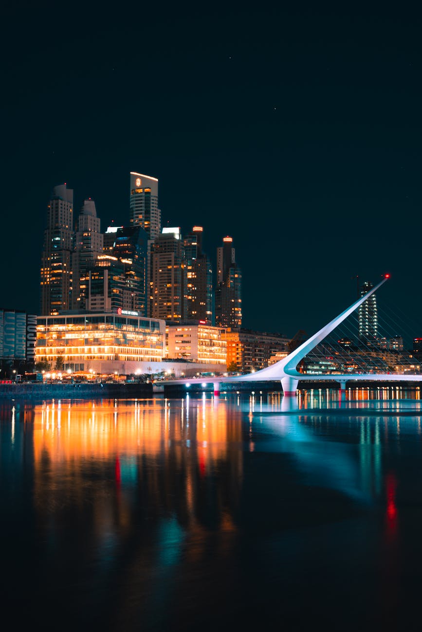 Puente de la Mujer in Puerto Madero, Buenos Aires, Argentina